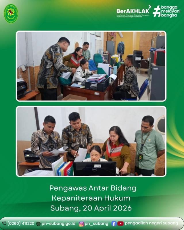 Pengawasan Antar Bidang