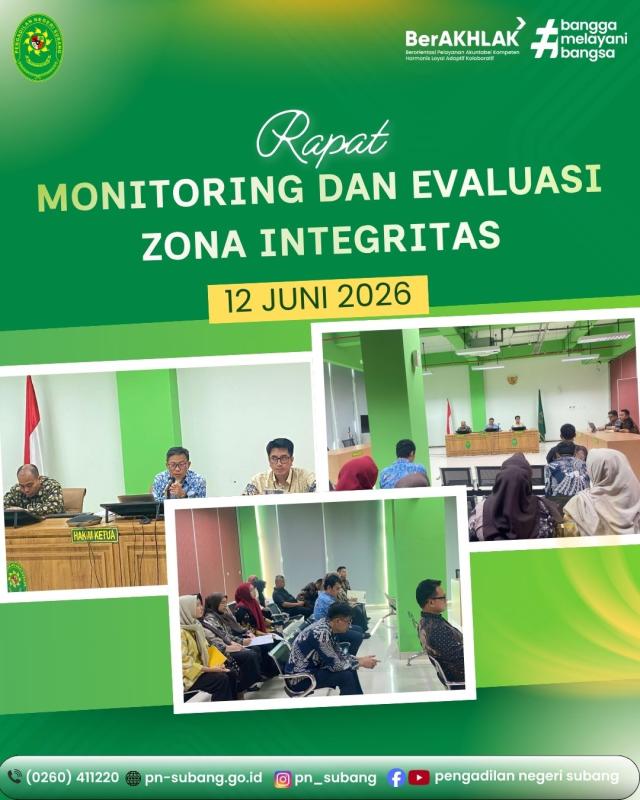 Monev Zona Integritas