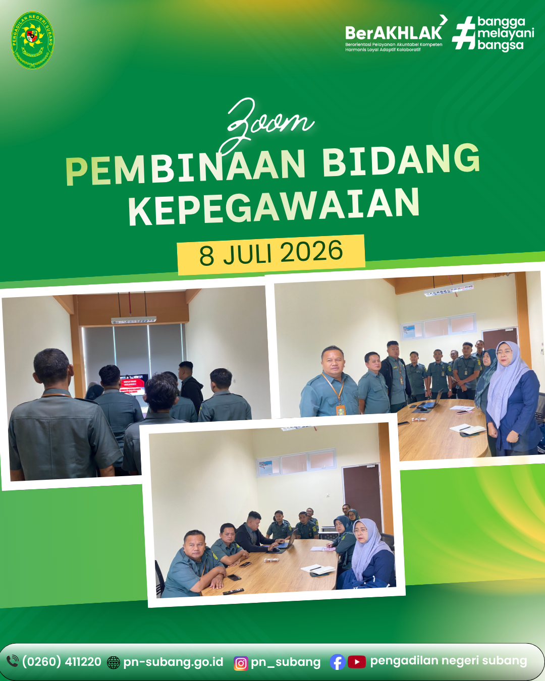 ZOOM PEMBINAAN KEPEGAWAIAN