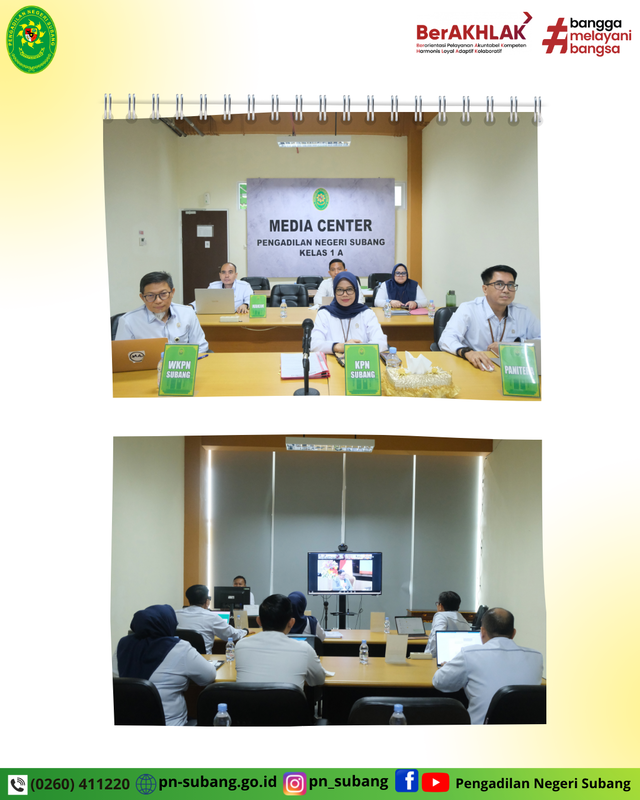 PN Subang Ikuti Perisai Badilum Episode ke-18: “Investing in Justice: Menembus Peluang Beasiswa LPDP bagi Talenta Peradilan Unggul”