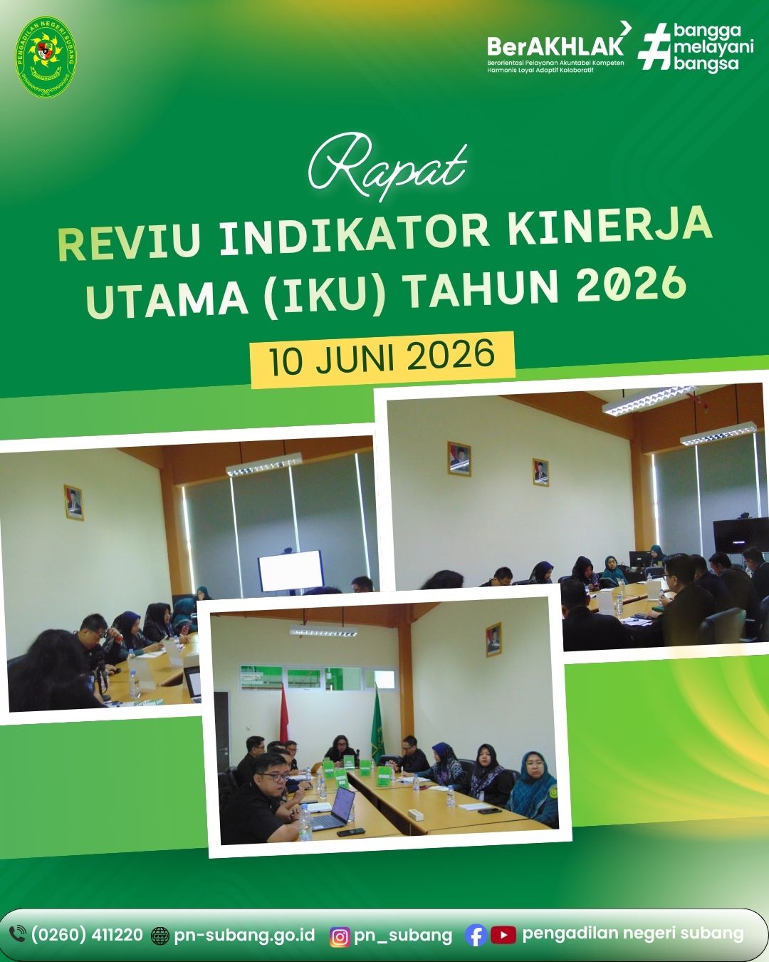 RAPAT REVIU INDIKATOR KINERJA UTAMA (IKU) TAHUN 2026